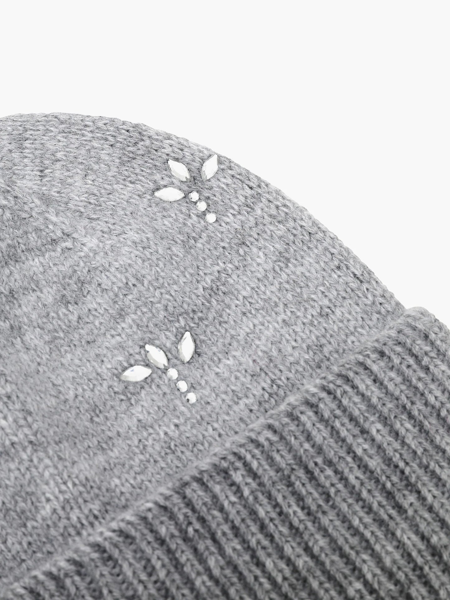 Diamante Embellished Beanie Hat