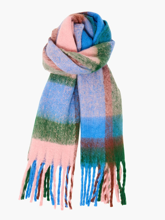 Supersoft Multi Colour Check Scarf