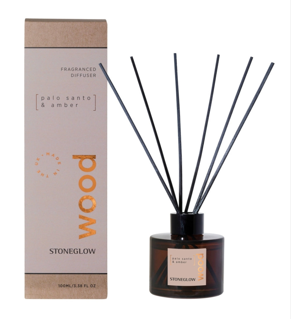 ELEMENTS - WOOD - PALO SANTO & AMBER - REED DIFFUSER