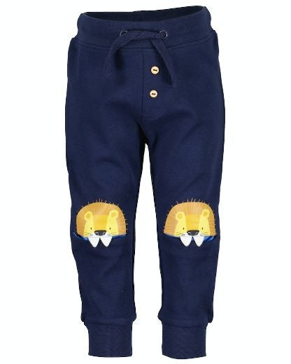 Blue Seven Mini Lion Joggers Navy: 18-24m