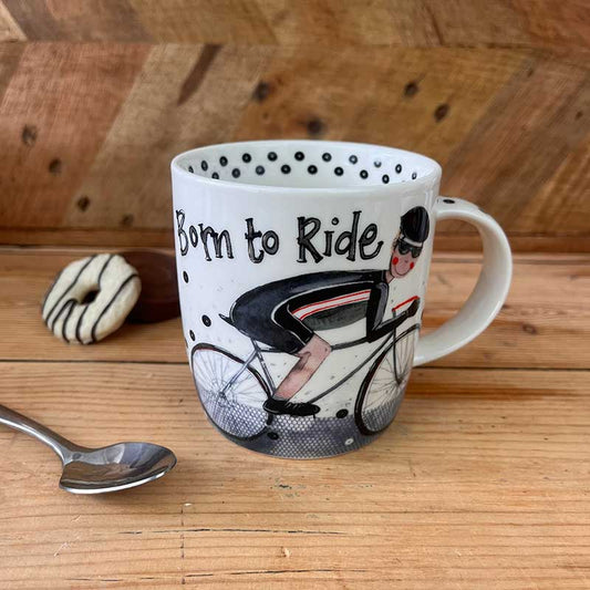 Cycling Mug Born to Ride