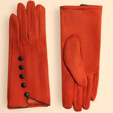 Beatrice Gloves - Tangerine