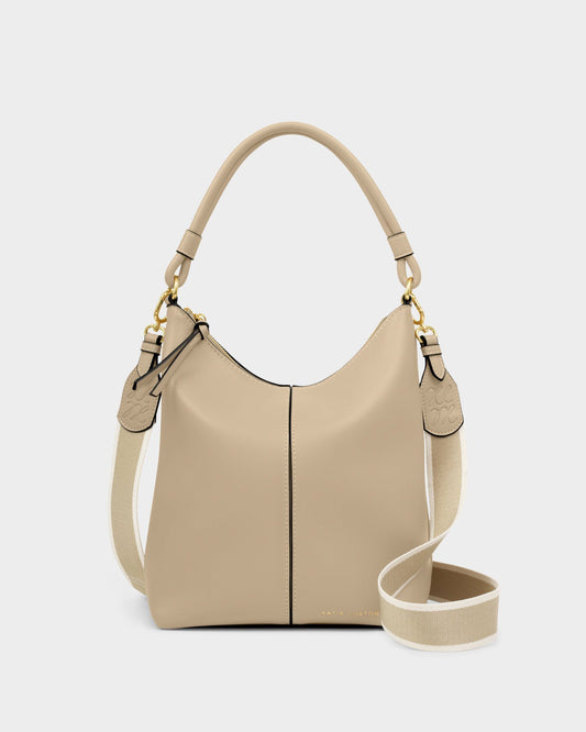 Hallie Satchel Bag Light Taupe