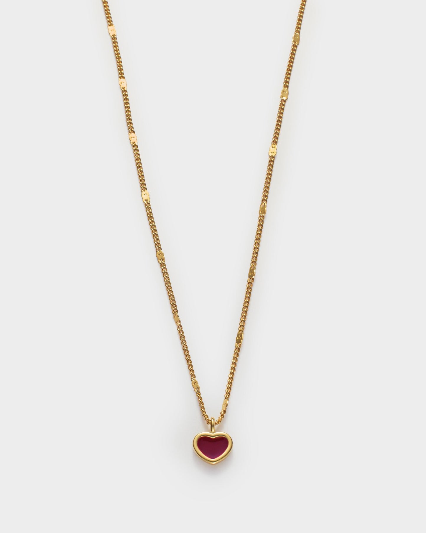 Rouge Waterproof Gold Heart Necklace