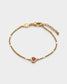 Rouge Waterproof Gold Heart Bracelet