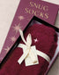 Gift Boxed Fluffy Socks - Cherry
