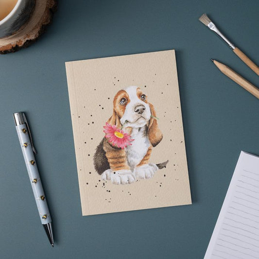 JUST FOR YOU' BASSET HOUND A6 NOTEBOOK