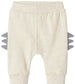Dino joggers cream and slate blue