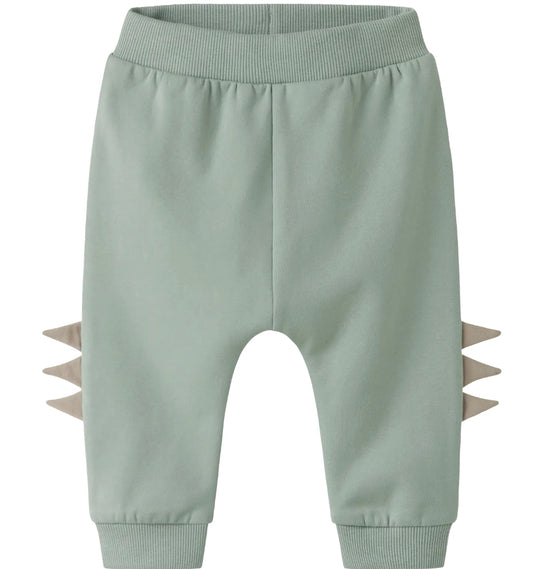 Dino joggers jade and cream