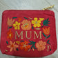 Velvet Mini Pouch - Pink Mum