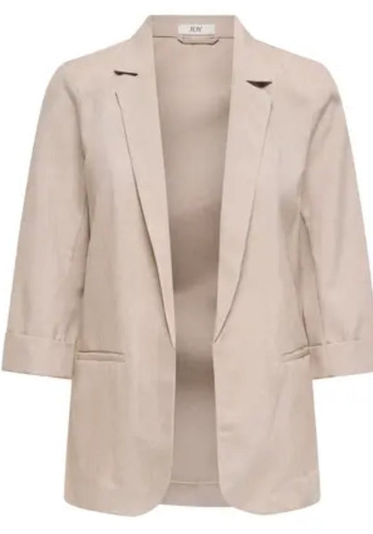 JDY Aida 3/4 Blazer Tapioca Melange