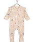 Peach girls colourful babygrow