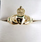 Celtic Claddagh Ring gold plated