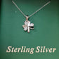 Silver Shamrock stone Pendant CS327