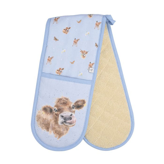 FARMYARD FRIENDS' FARMYARD ANIMAL DOUBLE OVEN GLOVE