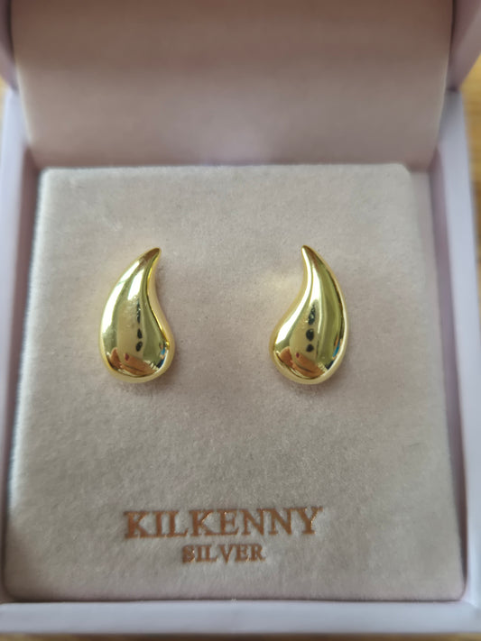 GOLD DROP STUD EARRING E2033