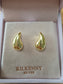 GOLD DROP STUD EARRING E2033