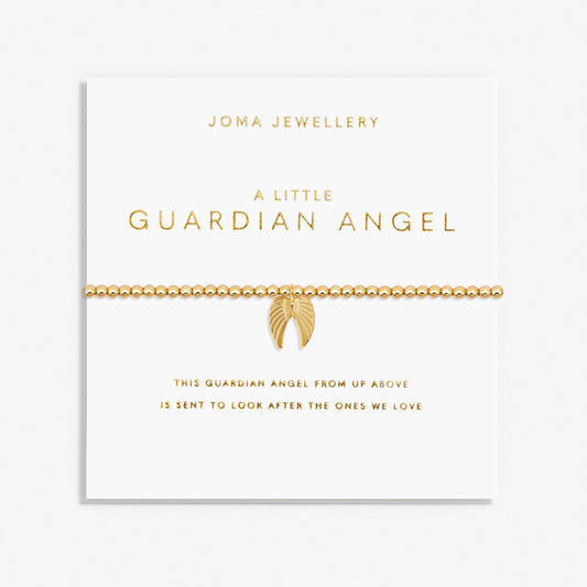 A Little ' Guardian Angel ' Bracelet gold
