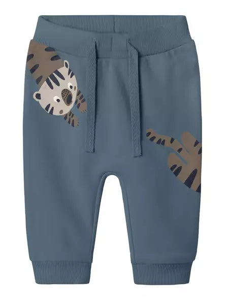 ORGANIC COTTON TROUSERS blue mirage