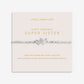 Forever Yours 'Happy Birthday Super Sister' Bracelet