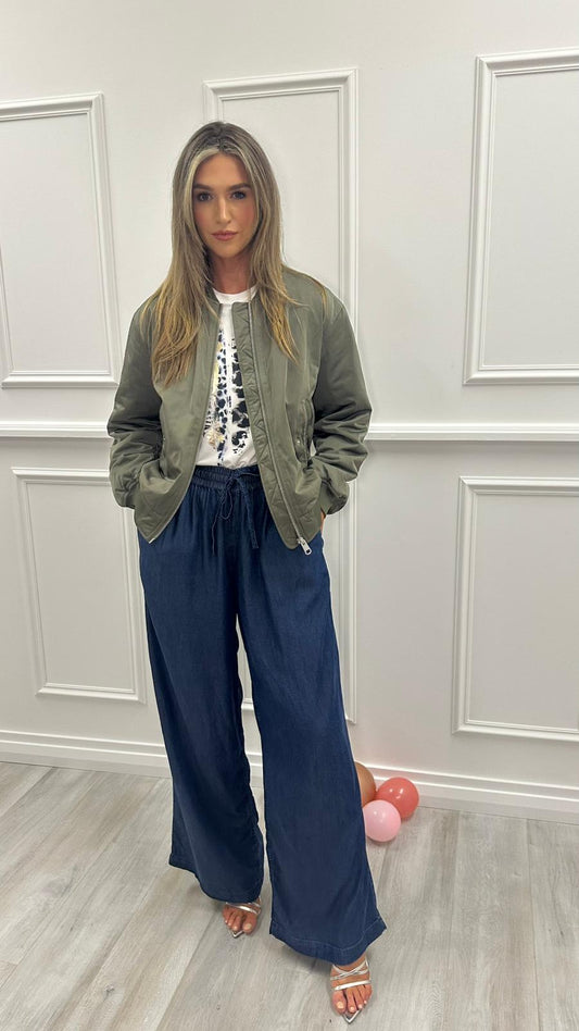 Behati Bomber Jacket dusted khaki
