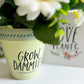 Grow Dammit plant pot