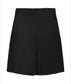 Linen Buckle Shorts black
