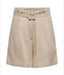 Linen Buckle Shorts humus