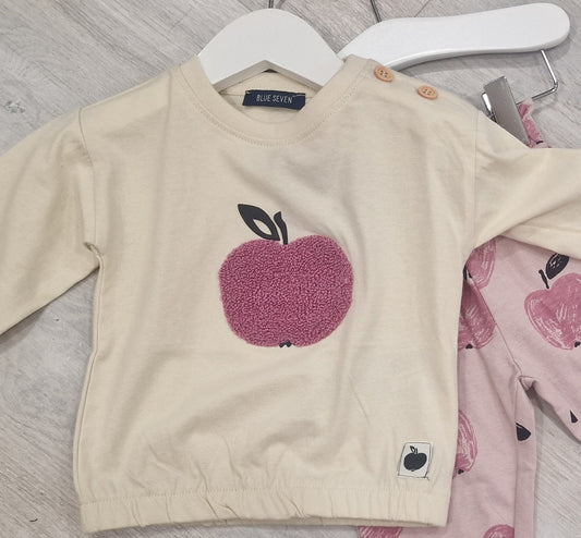 Pink apple cream top