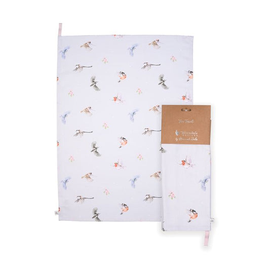 FEATHERED FRIENDS' BIRD TEA TOWEL