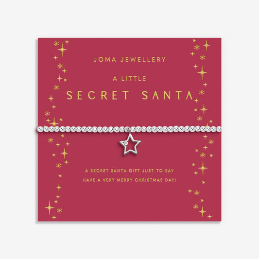 Christmas A Little 'Secret Santa' Bracelet In Silver Plating