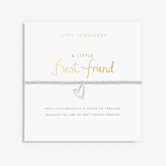 A Little 'Best Friend' Bracelet in Silver Plating