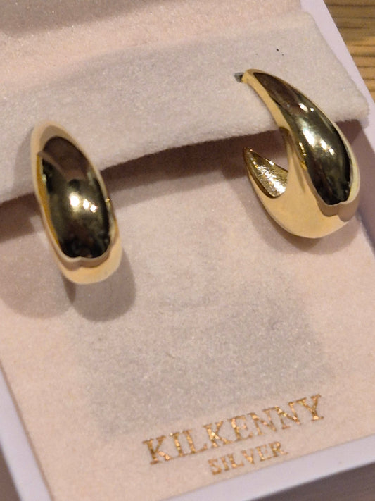 3D DROP SILVER  EARRING E2031