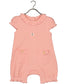Coral girls flower romper