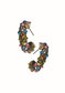 Crystal Fantasia Hoops - Old Bronze/Multi