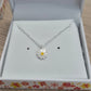 COLOURED DAISY PENDANT NECKLACE D159