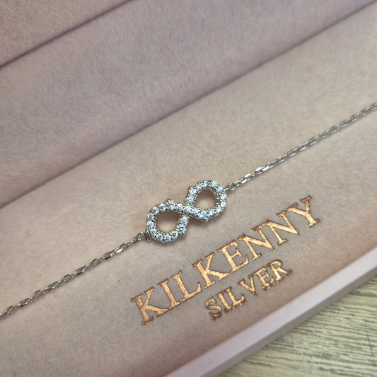 SILVER INFINITY BRACELET L3135