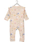 Peach girls colourful babygrow