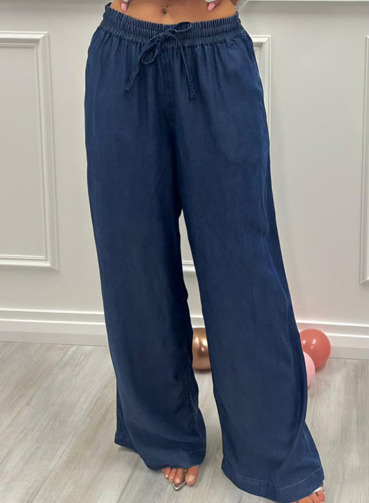 74YNE Collorado Denim Fluid trouser - extra long length