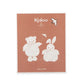 Doudou rabbit round rose pink teddy