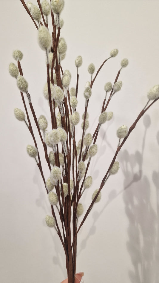 PUSSY WILLOW BUNCH GREY AND WHITE ASSTD
