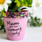 Mum you are blooming lovely plant pot