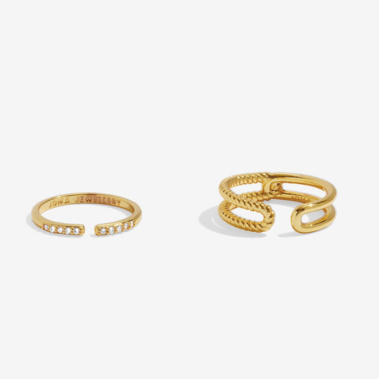 Soul Shine Rope Ring Stack