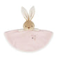 Doudou rabbit round rose pink teddy