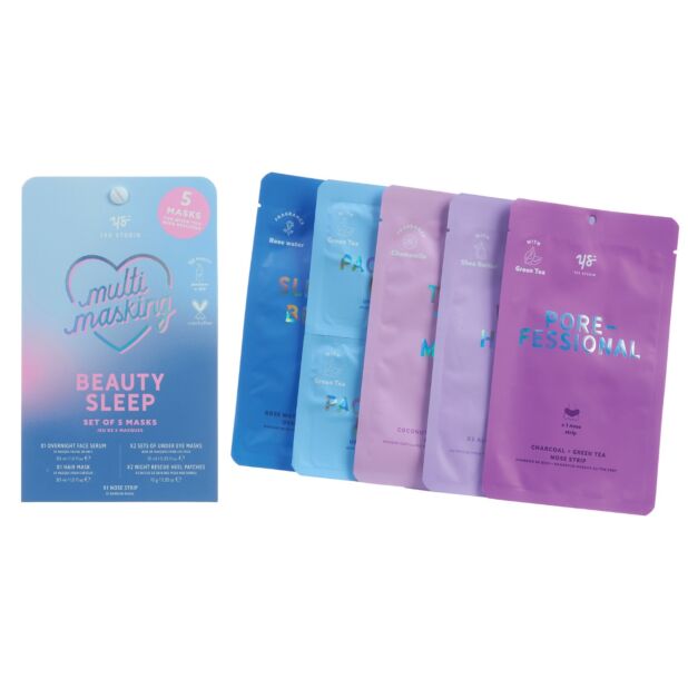 Yes Studio ‘Beauty Sleep’ Multi-Masking Pack of 5 Masks