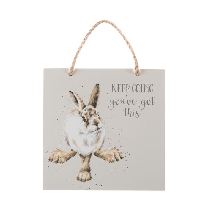 YOU'VE GOT THIS' HARE WOODEN PLAQUE