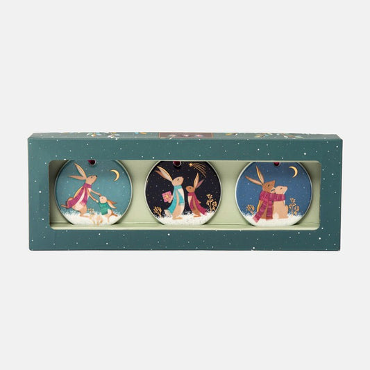 Woodland Tales Ornaments - Set of 3