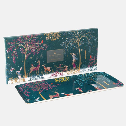 Woodland Tales Deer & Robin Sandwich Tray