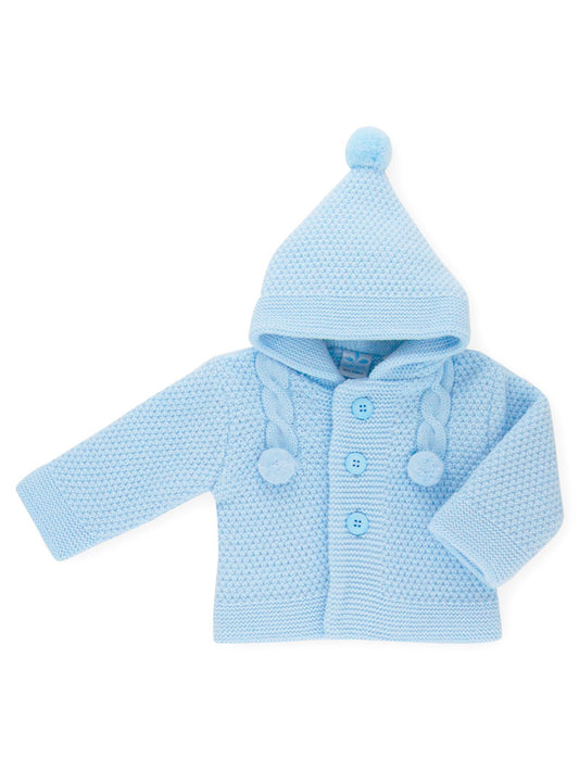 Baby blue Knit Jacket - SARDON