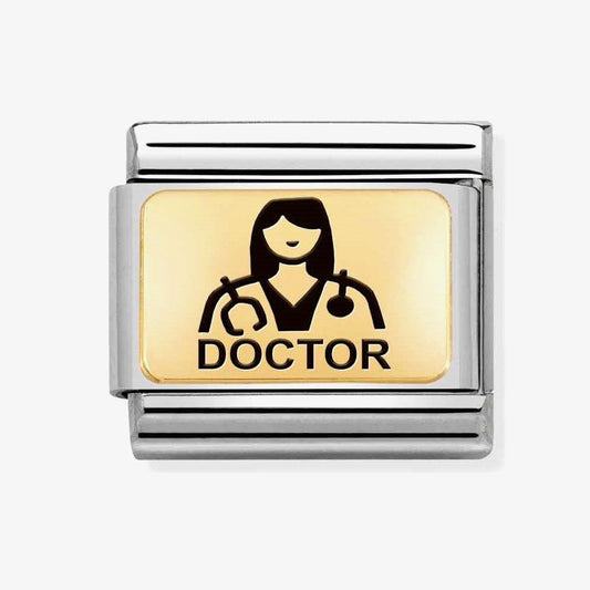 Nomination Classic Gold Doctor (Her) Charm